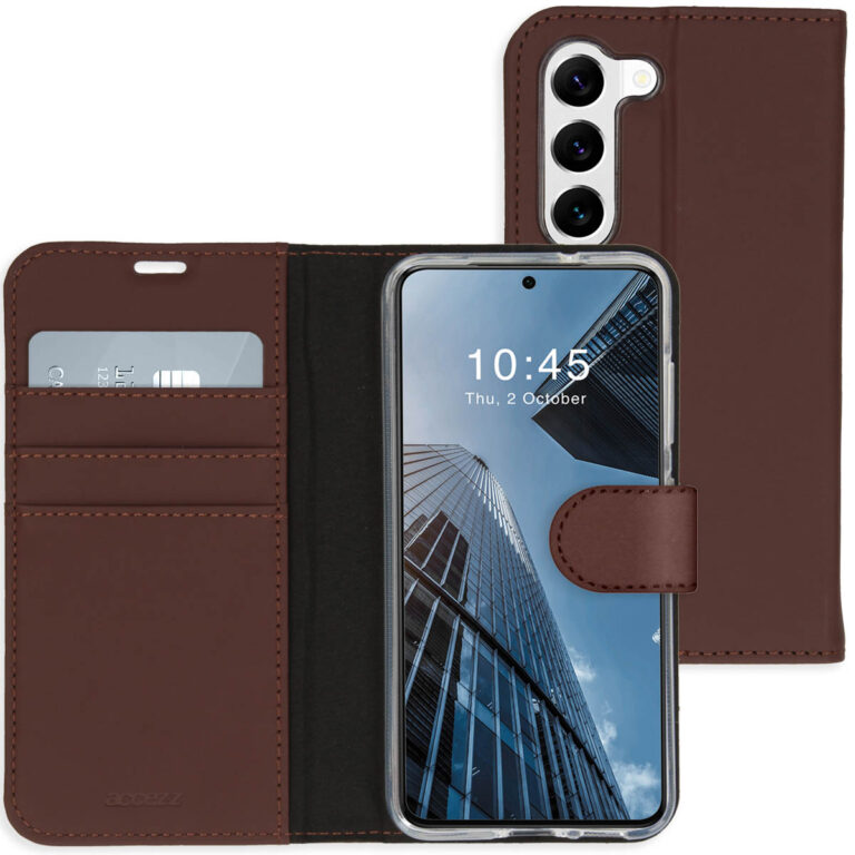 Accezz Wallet Softcase Bookcase Samsung Galaxy S23 Plus - Bruin - Afbeelding 9