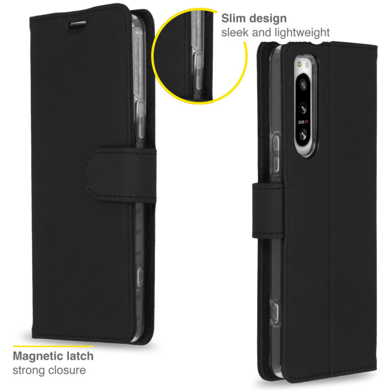 Accezz Wallet Softcase Bookcase Sony Xperia 5 IV - Zwart - Afbeelding 7