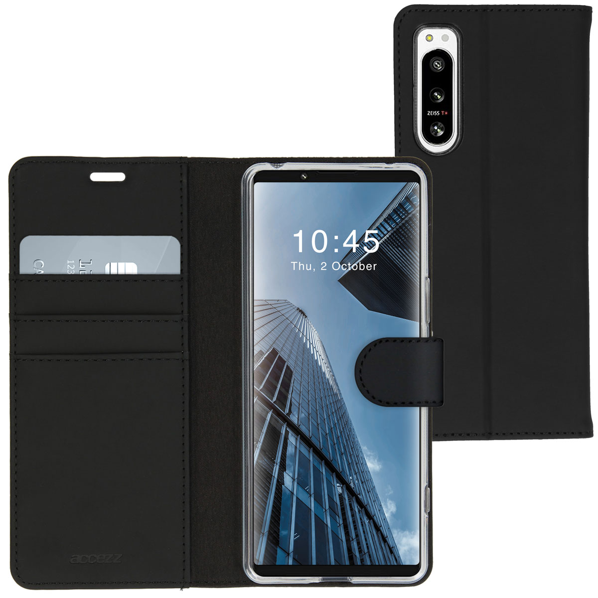 Accezz Wallet Softcase Bookcase Sony Xperia 5 IV – Zwart