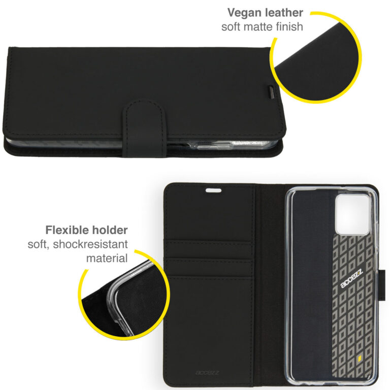Accezz Wallet Softcase Bookcase Motorola Moto G32 - Zwart - Afbeelding 5