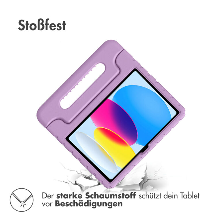 Accezz Kidsproof Backcover met handvat Apple iPad 11 (2025) 11 inch / iPad 10 (2022) 10.9 inch - Lila - Afbeelding 10