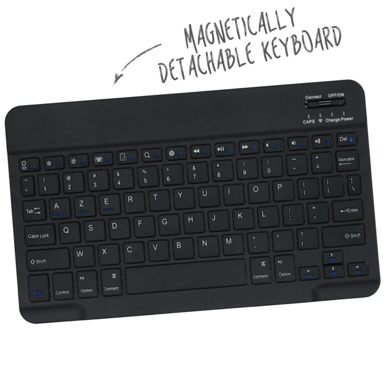 Accezz AZERTY Bluetooth Keyboard Bookcase Apple iPad 6 (2018) 9.7 inch / iPad 5 (2017) 9.7 inch /Air 2 (2014) / Air 1 (2013) - Afbeelding 2