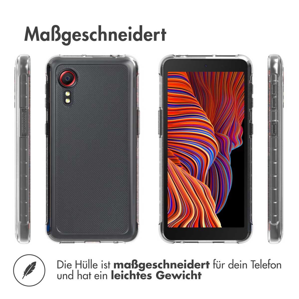 Accezz Clear Backcover Samsung Galaxy Xcover 5 - Transparant - Afbeelding 8