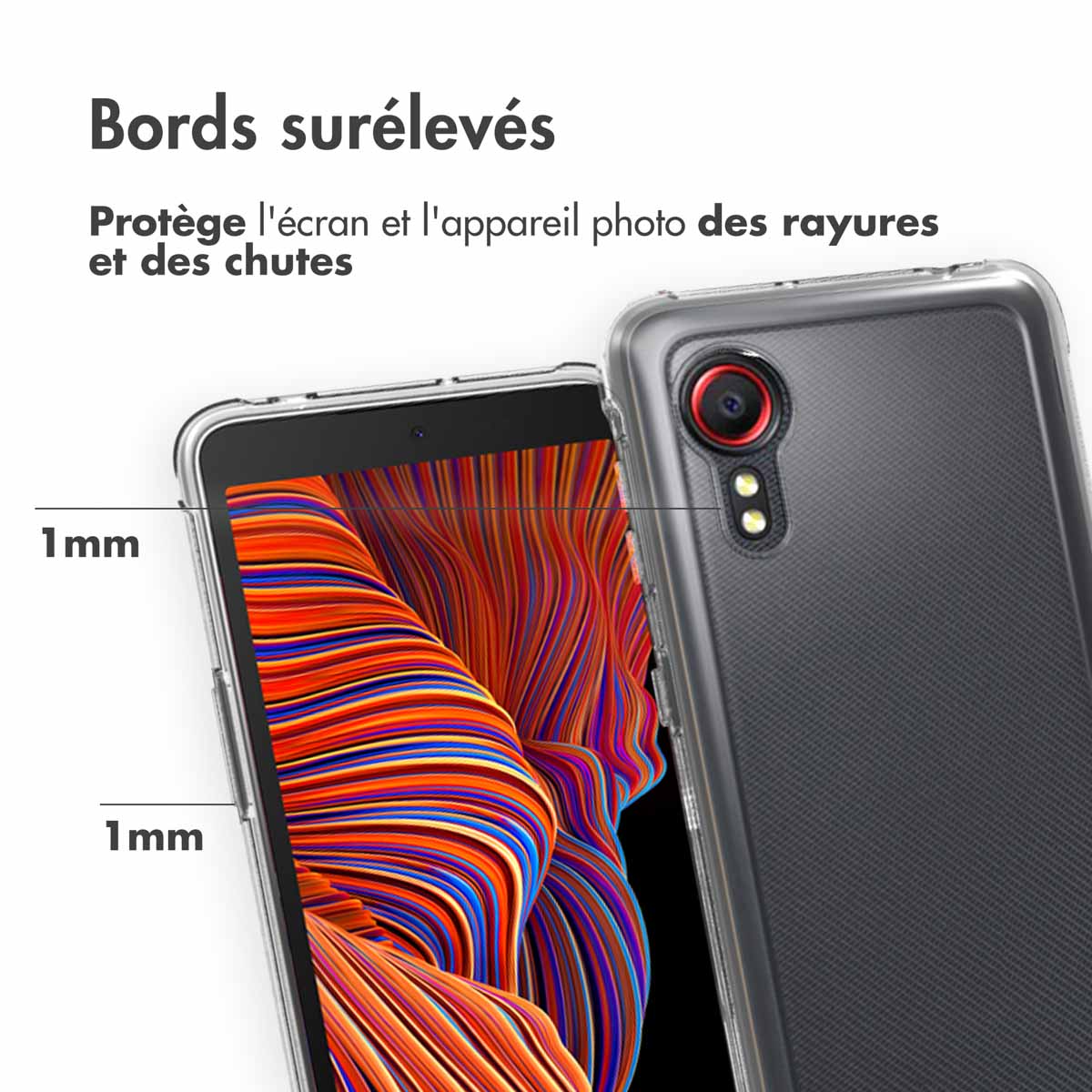 Accezz Clear Backcover Samsung Galaxy Xcover 5 - Transparant - Afbeelding 6