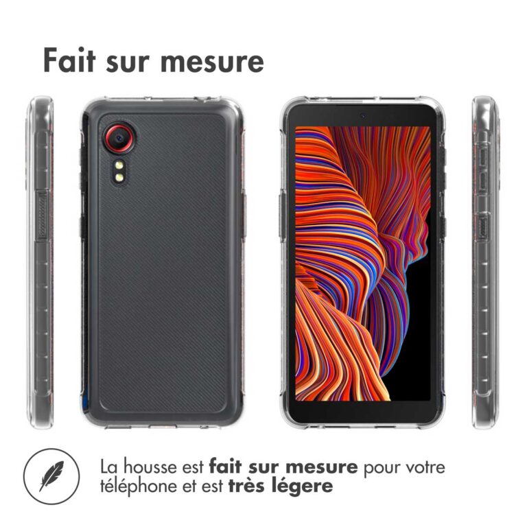 Accezz Clear Backcover Samsung Galaxy Xcover 5 - Transparant - Afbeelding 5