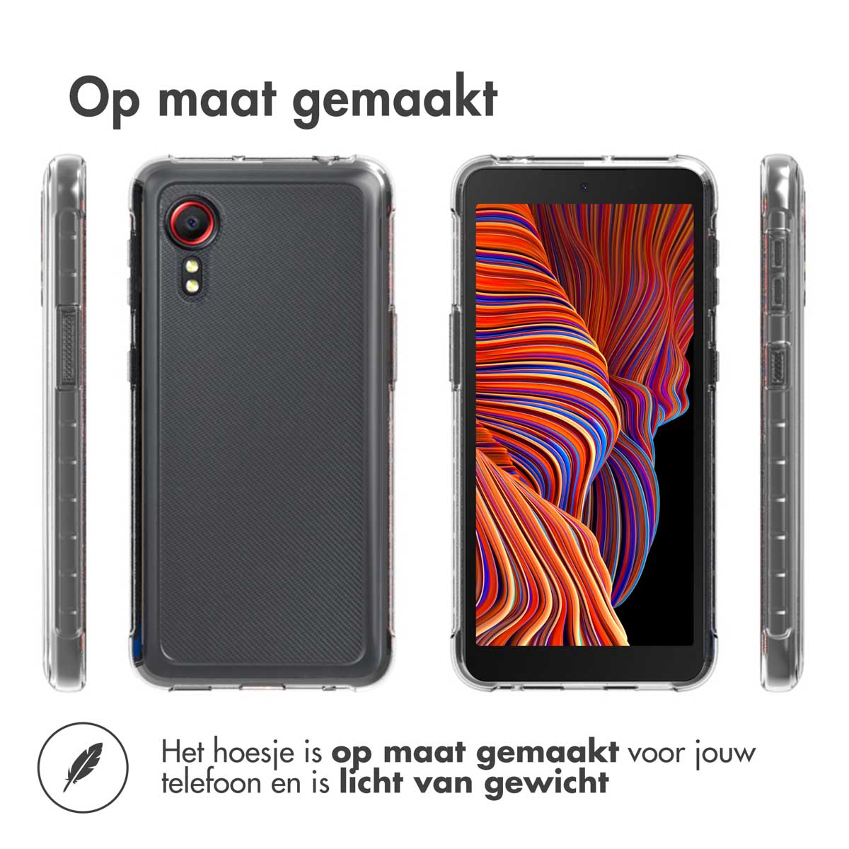 Accezz Clear Backcover Samsung Galaxy Xcover 5 - Transparant - Afbeelding 10