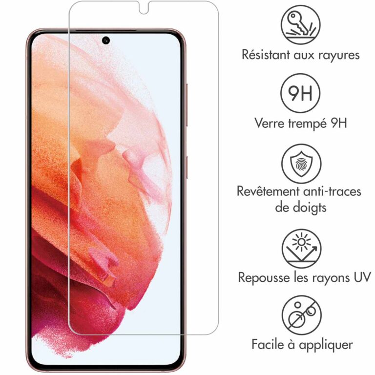 Selencia Gehard Glas Screenprotector Samsung Galaxy S21 - Afbeelding 3