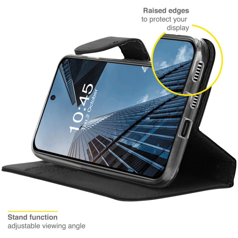 Accezz Wallet Softcase Bookcase Samsung Galaxy S21 FE - Zwart - Afbeelding 4
