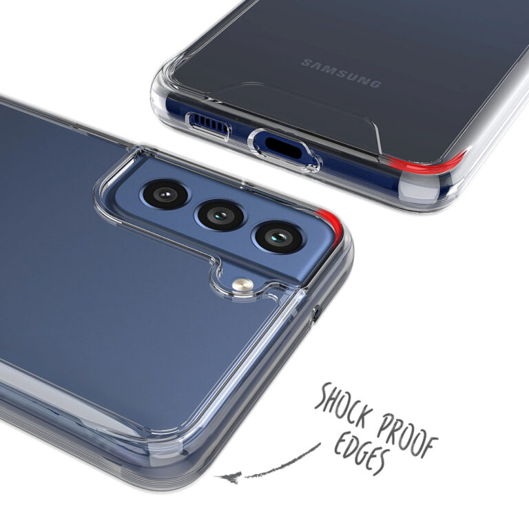 Accezz Xtreme Impact Backcover Samsung Galaxy S21 FE - Transparant - Afbeelding 6