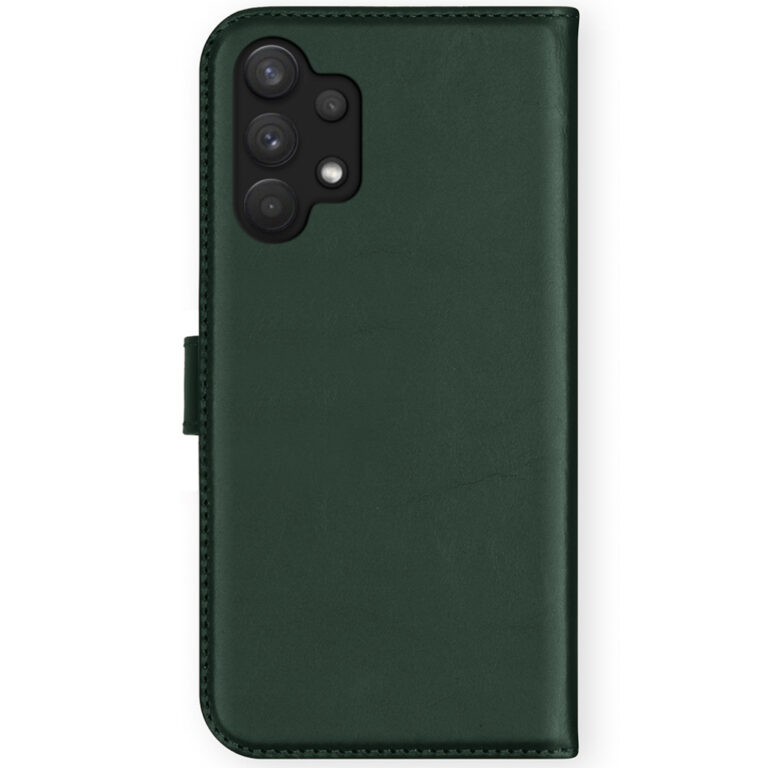 Selencia Echt Lederen Bookcase Samsung Galaxy A32 (4G) - Groen - Afbeelding 2