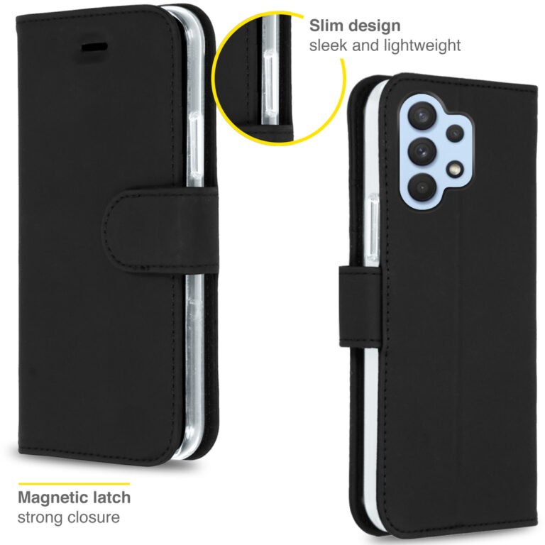 Accezz Wallet Softcase Bookcase Samsung Galaxy A32 (4G) - Zwart - Afbeelding 3