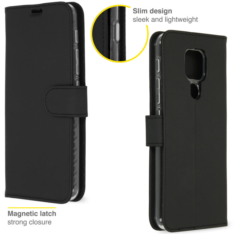 Accezz Wallet Softcase Bookcase Motorola Moto E7 Plus / G9 Play - Zwart - Afbeelding 3