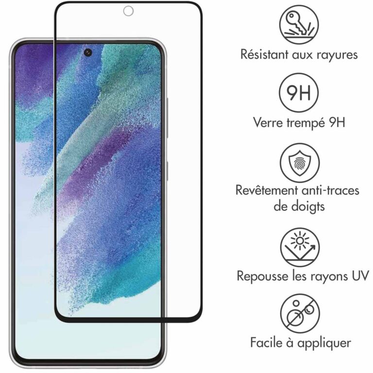 Selencia Gehard Glas Premium Screenprotector Samsung Galaxy S21 FE - Afbeelding 3