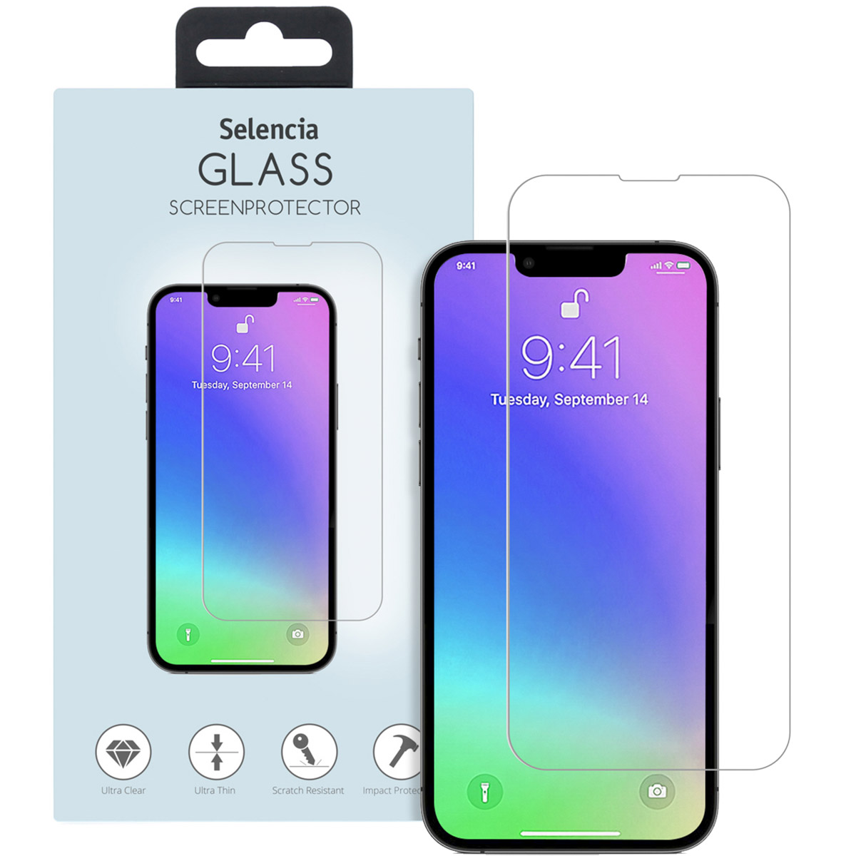 Selencia Gehard Glas Screenprotector Apple iPhone 13 Mini