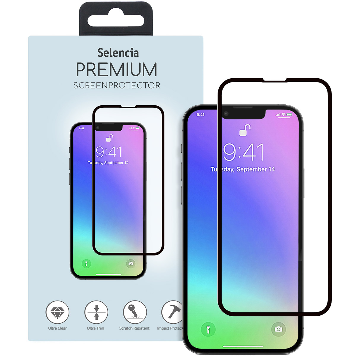 Selencia Gehard Glas Premium Screenprotector Apple iPhone 13 Mini