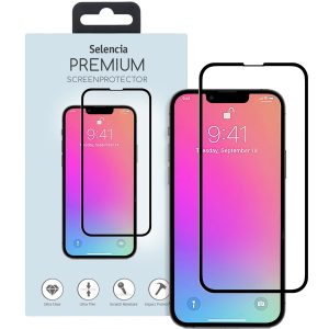 Selencia Gehard Glas Premium Screenprotector Apple iPhone 13 / 13 Pro / 14 / 16e