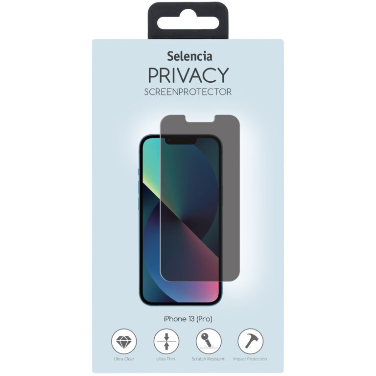 Selencia Gehard Glas Privacy Screenprotector Apple iPhone 13 / 13 Pro / 14 / 16e - Afbeelding 2