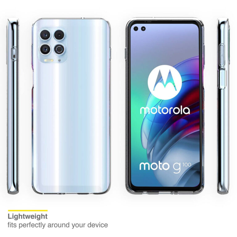 Accezz Clear Backcover Motorola Moto G100 - Transparant - Afbeelding 4