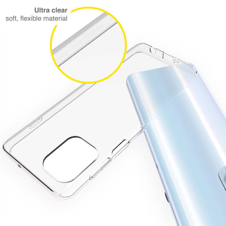 Accezz Clear Backcover Motorola Moto G100 - Transparant - Afbeelding 2