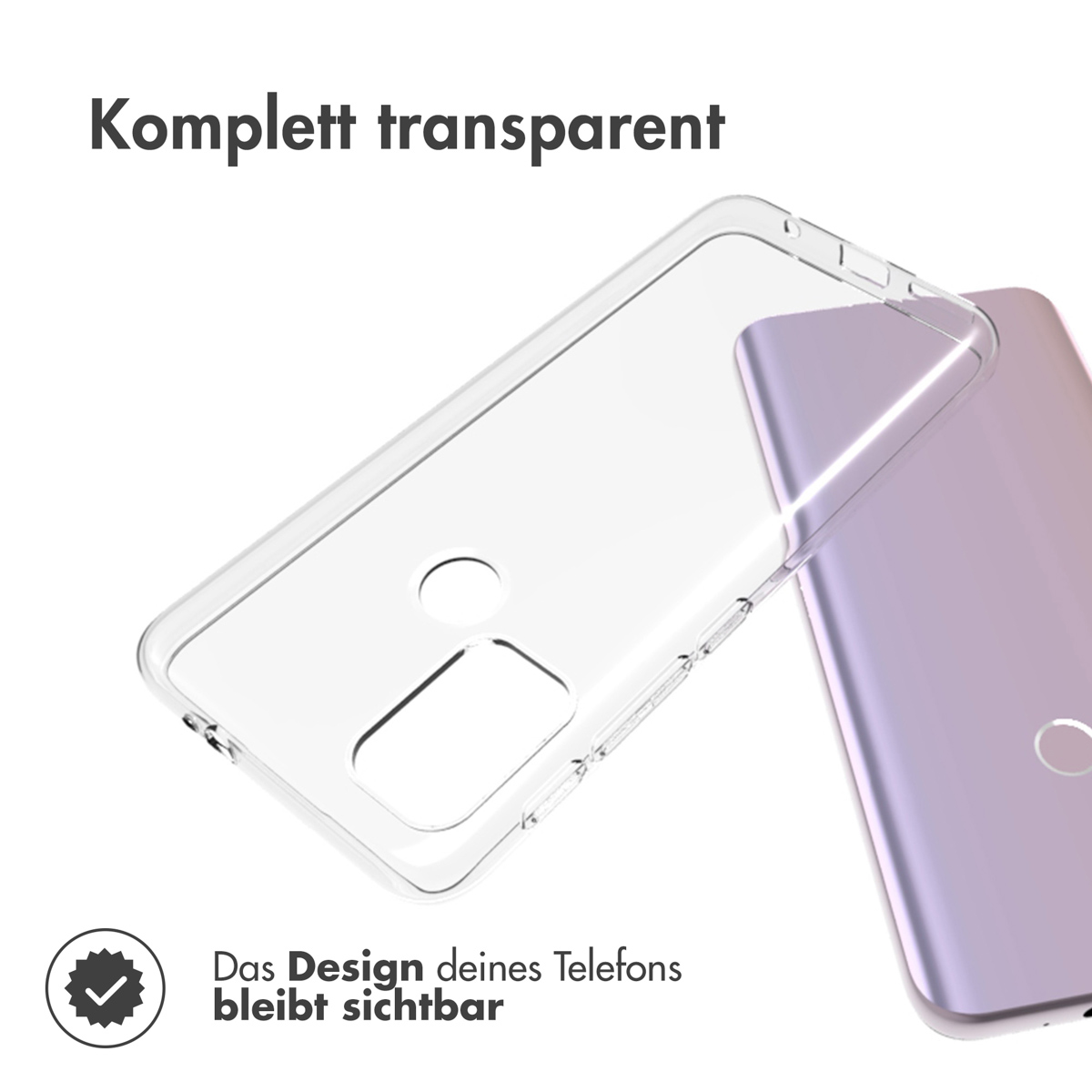 Accezz Clear Backcover Motorola Moto G20 / G30 - Transparant - Afbeelding 2