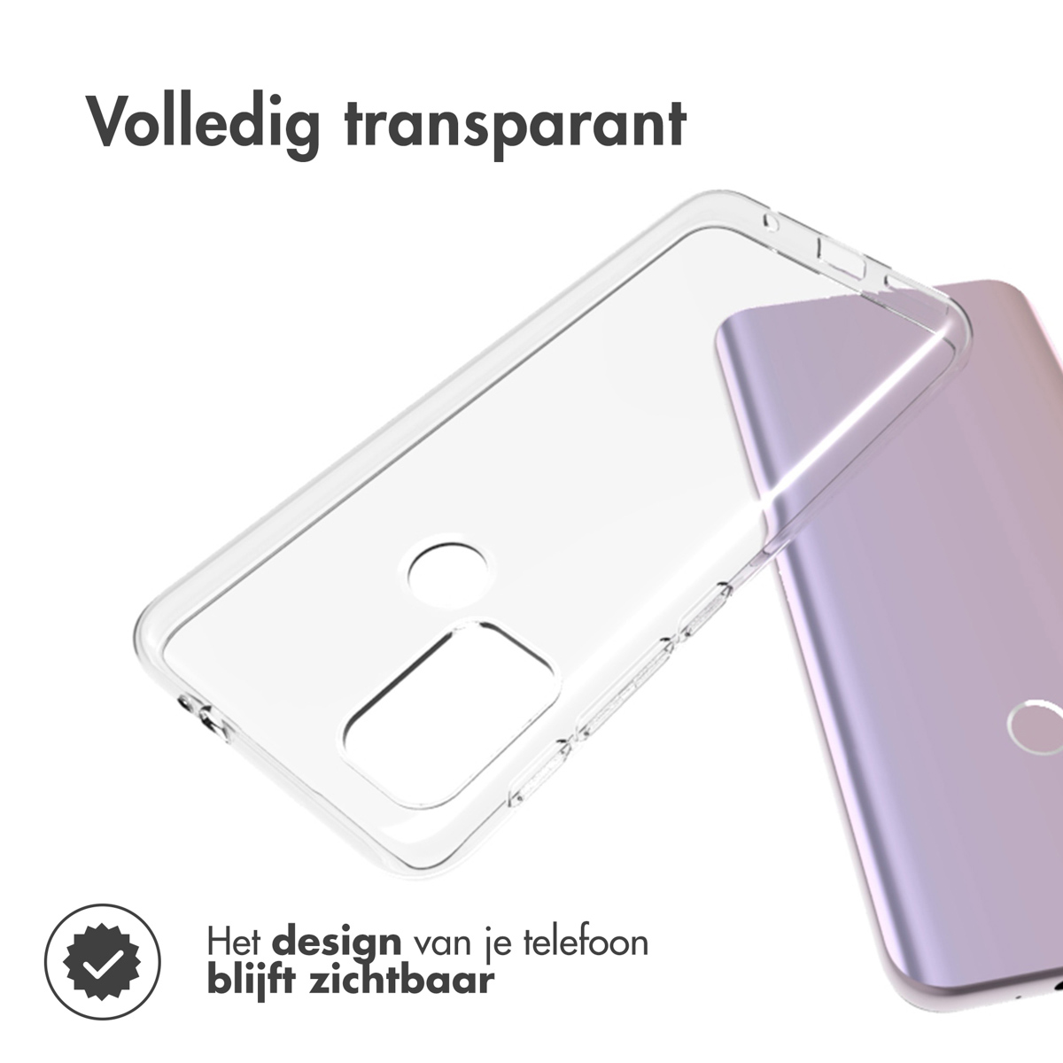 Accezz Clear Backcover Motorola Moto G20 / G30 - Transparant - Afbeelding 4