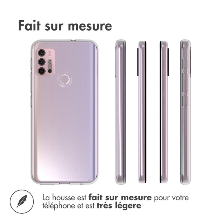 Accezz Clear Backcover Motorola Moto G20 / G30 - Transparant - Afbeelding 5