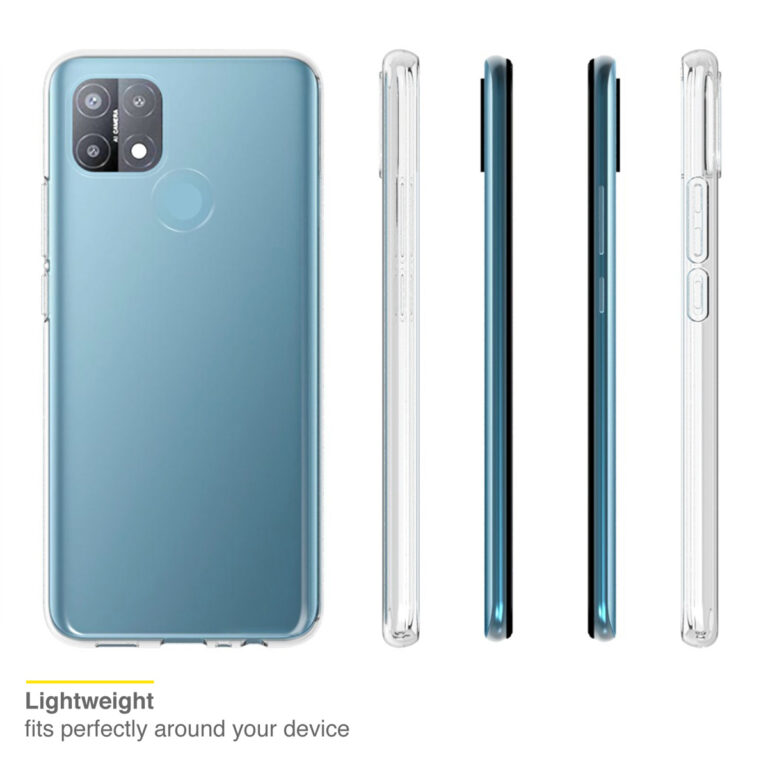 Accezz Clear Backcover Oppo A15 - Transparant - Afbeelding 5