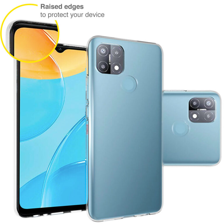 Accezz Clear Backcover Oppo A15 - Transparant - Afbeelding 3