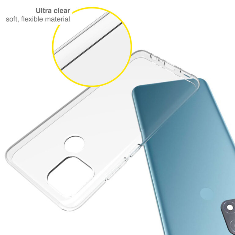 Accezz Clear Backcover Oppo A15 - Transparant - Afbeelding 2