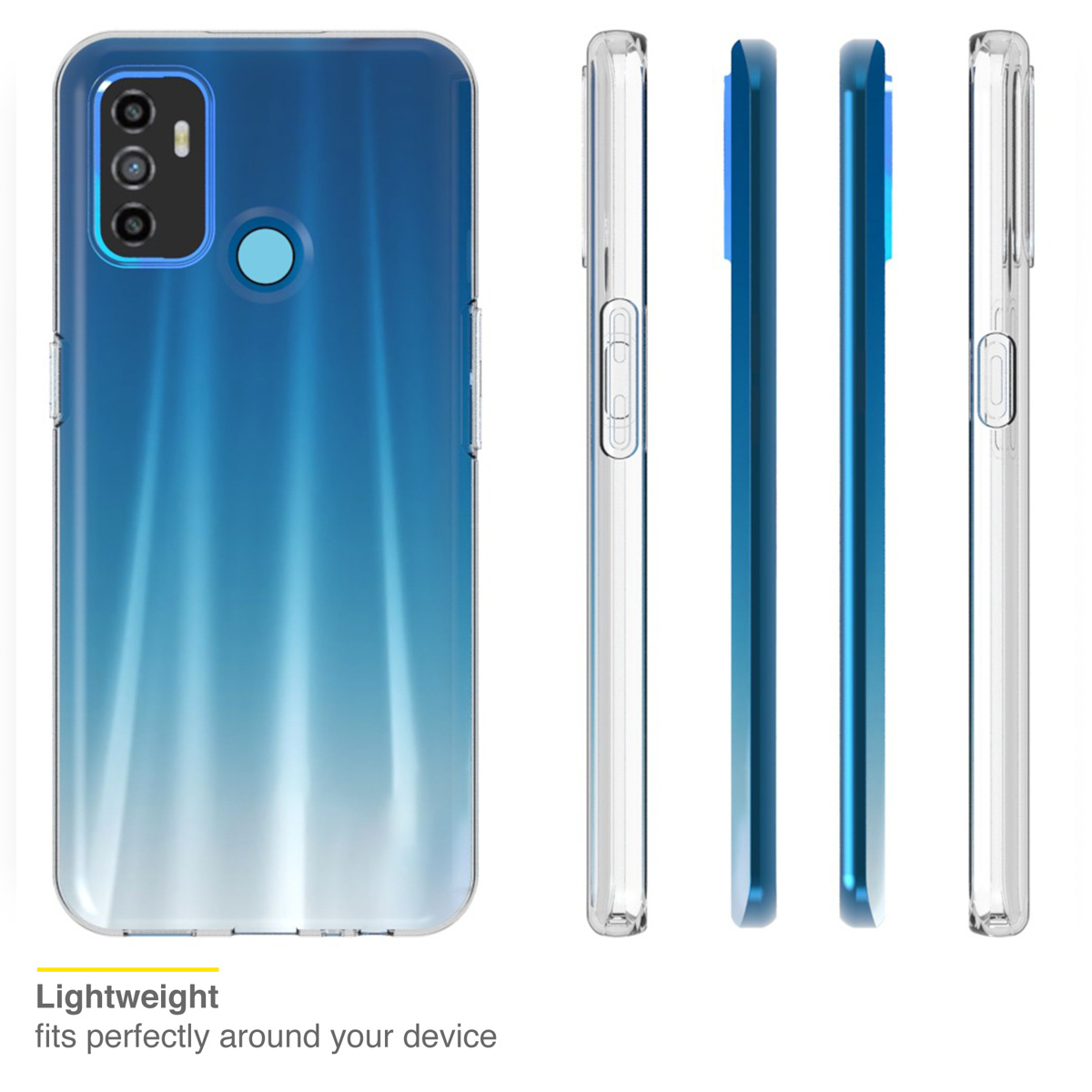 Accezz Clear Backcover Oppo A53 / Oppo A53s - Transparant - Afbeelding 2