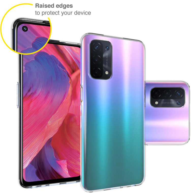 Accezz Clear Backcover Oppo A74 (5G) / A54 (5G) - Transparant - Afbeelding 2