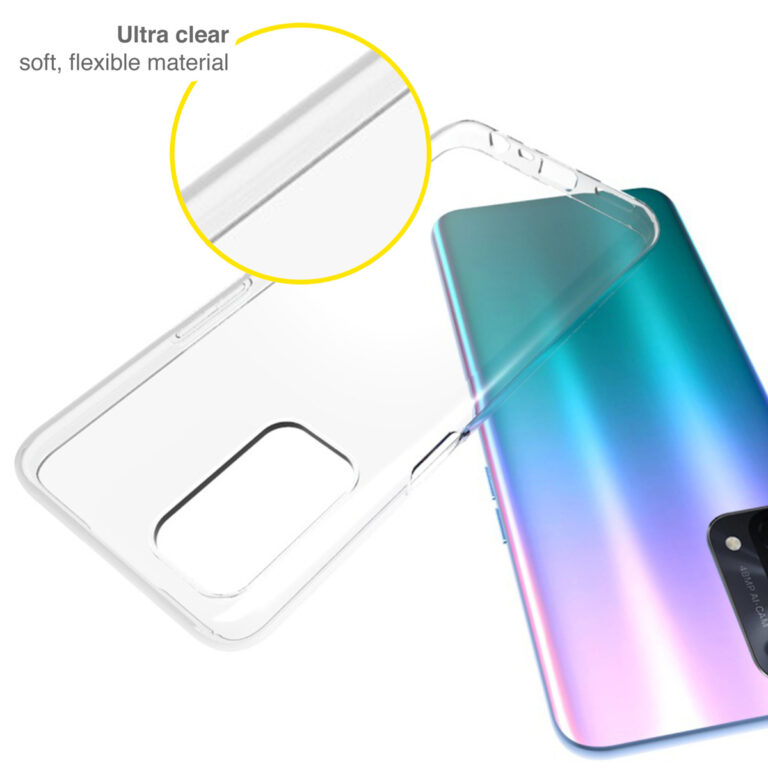 Accezz Clear Backcover Oppo A74 (5G) / A54 (5G) - Transparant - Afbeelding 3