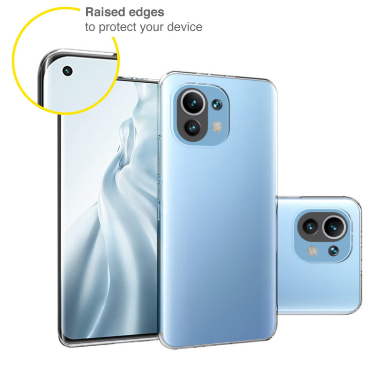 Accezz Clear Backcover Xiaomi Mi 11 - Transparant - Afbeelding 3