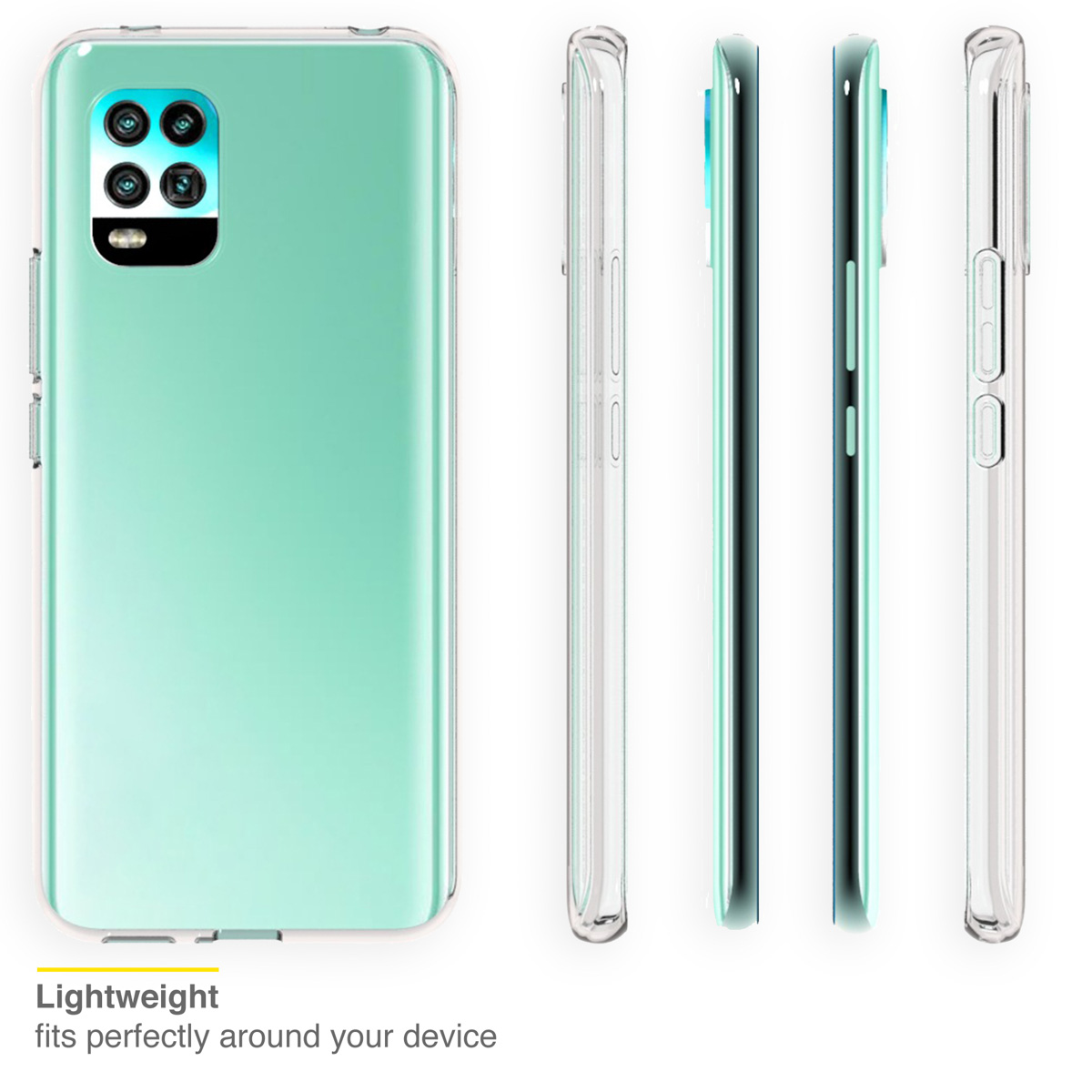 Accezz Clear Backcover Xiaomi Mi 10 Lite - Transparant - Afbeelding 3