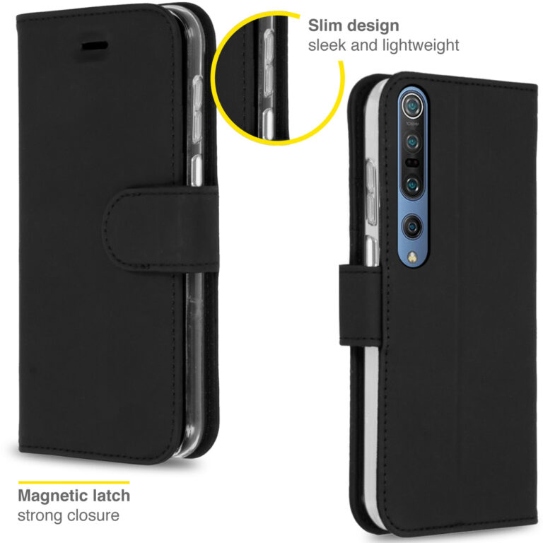 Accezz Wallet Softcase Bookcase Xiaomi Mi 10 (Pro) - Zwart - Afbeelding 3