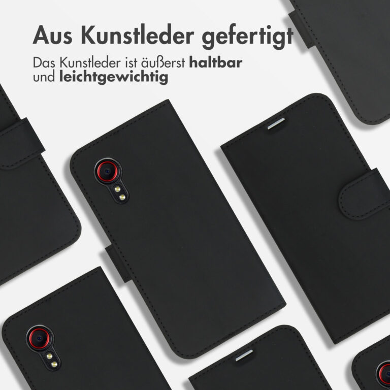 Accezz Wallet Softcase Bookcase Samsung Galaxy Xcover 5 - Zwart - Afbeelding 8