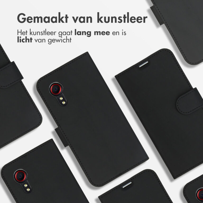 Accezz Wallet Softcase Bookcase Samsung Galaxy Xcover 5 - Zwart - Afbeelding 2