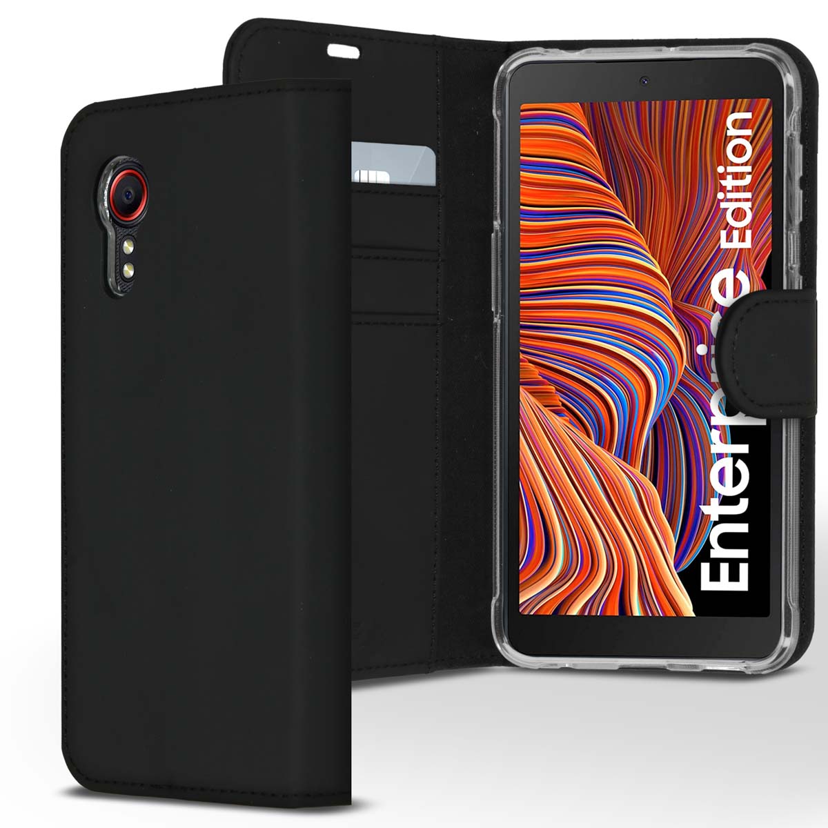Accezz Wallet Softcase Bookcase Samsung Galaxy Xcover 5 – Zwart