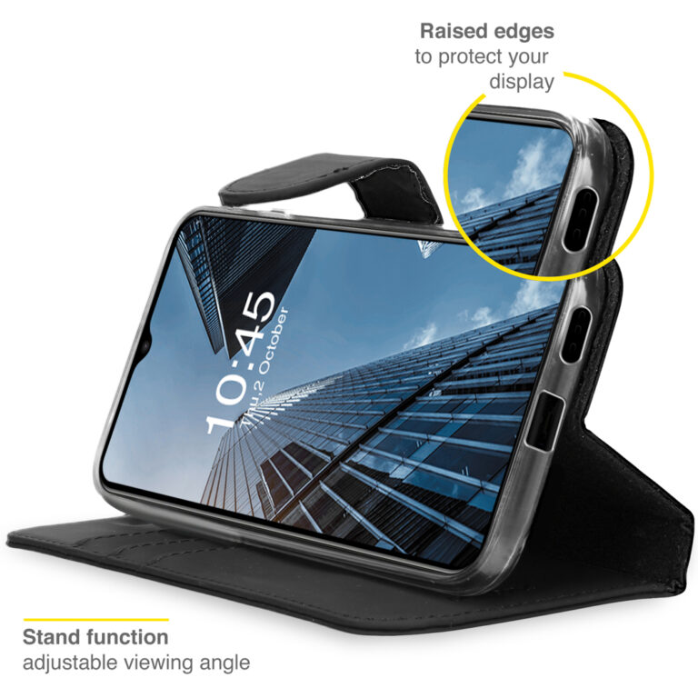 Accezz Wallet Softcase Bookcase Xiaomi Redmi 9C - Zwart - Afbeelding 4