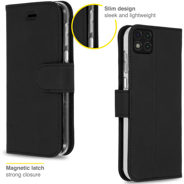 Accezz Wallet Softcase Bookcase Xiaomi Redmi 9C - Zwart - Afbeelding 3