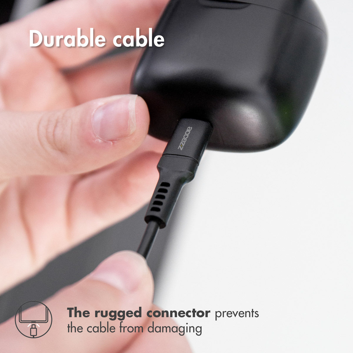 Accezz Wall Charger 20W + Micro-USB naar USB kabel - 1 meter - Zwart - Afbeelding 8