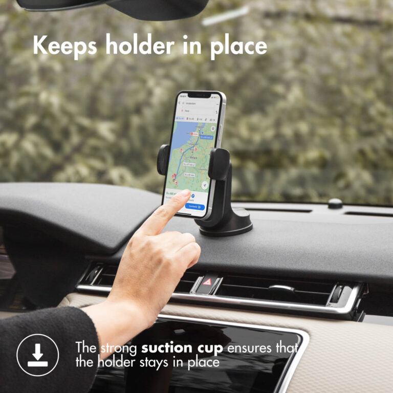 Accezz Telefoonhouder auto - Verstelbaar - Universeel - Dashboard en voorruit - Zwart - Afbeelding 6
