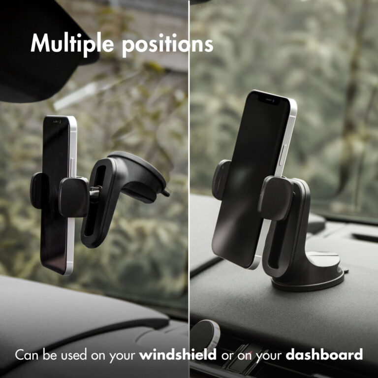 Accezz Telefoonhouder auto - Verstelbaar - Universeel - Dashboard en voorruit - Zwart - Afbeelding 5