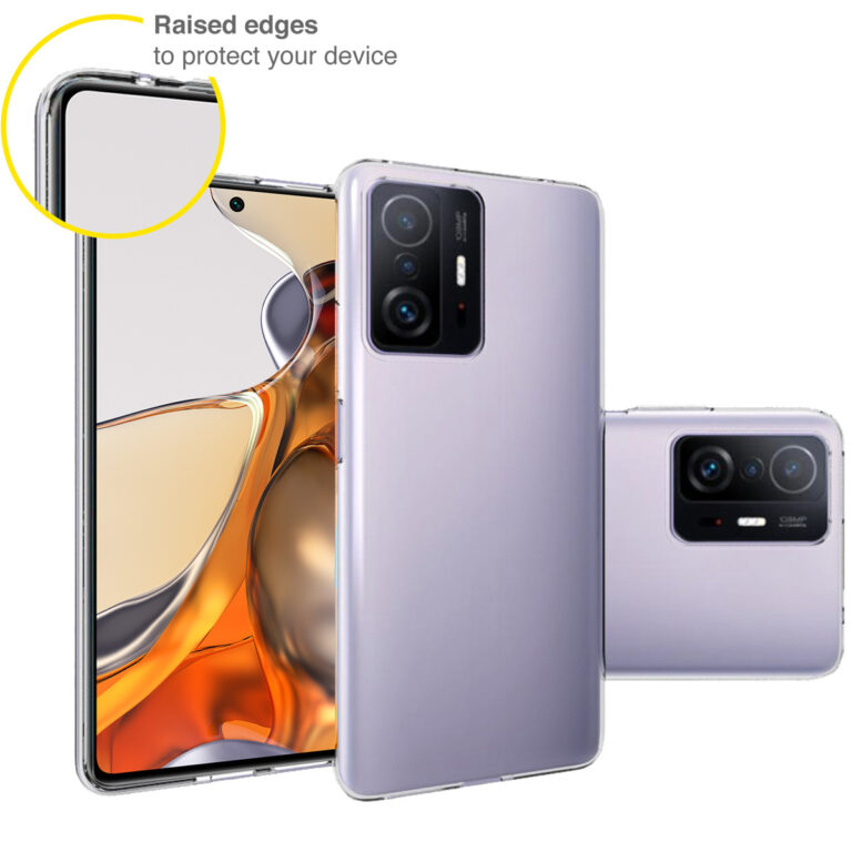 Accezz Clear Backcover Xiaomi 11T (Pro) - Transparant - Afbeelding 2