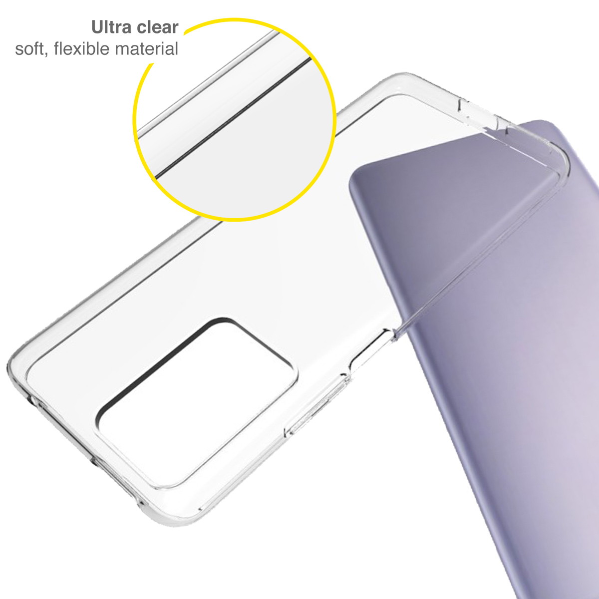 Accezz Clear Backcover Xiaomi 11T (Pro) - Transparant - Afbeelding 2