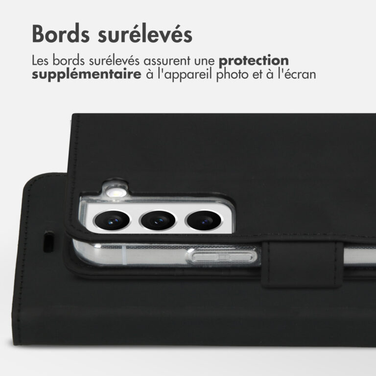 Accezz Wallet Softcase Bookcase Samsung Galaxy S22 - Zwart - Afbeelding 6