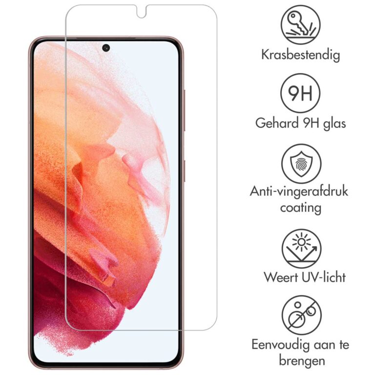Selencia Gehard Glas Screenprotector Samsung Galaxy S22 / S23 - Afbeelding 2