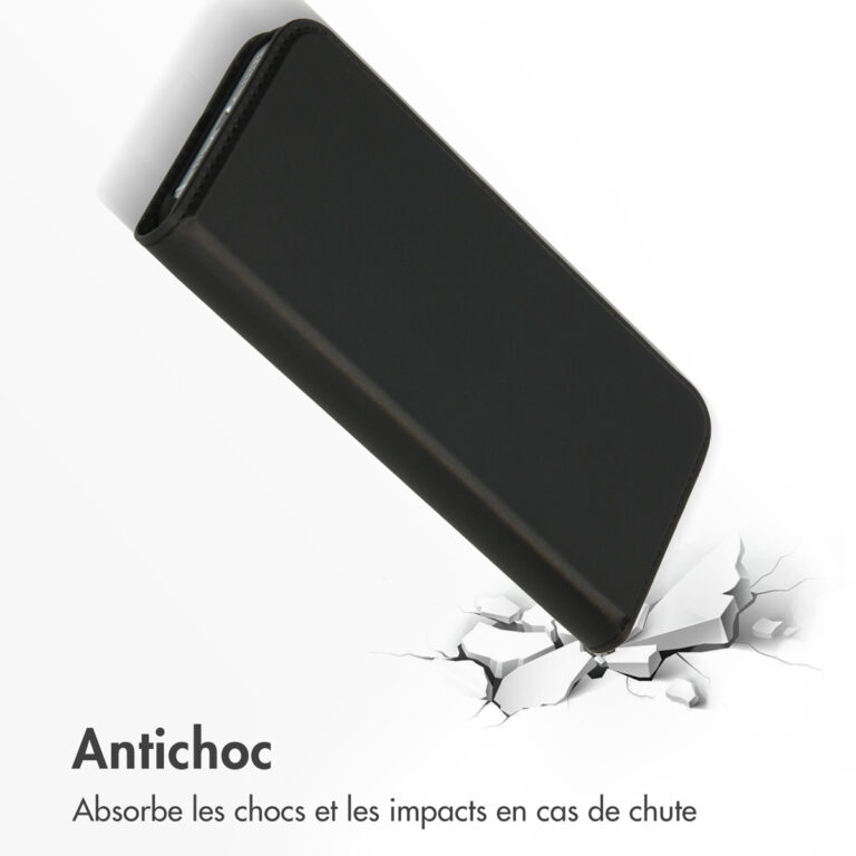 Accezz Premium Leather Slim Bookcase Apple iPhone 13 Pro Max - Zwart - Afbeelding 10