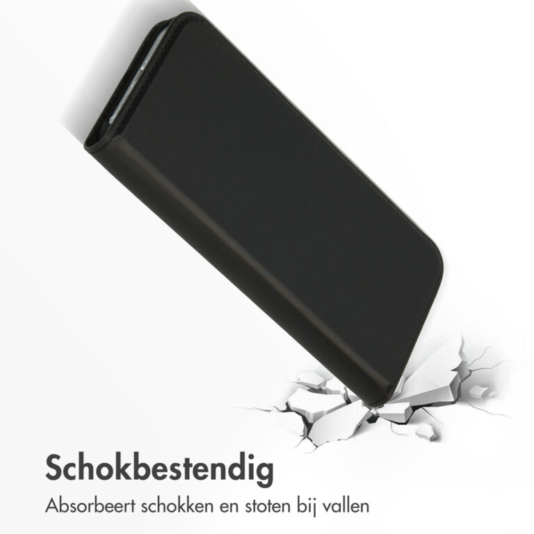 Accezz Premium Leather Slim Bookcase Apple iPhone 13 Pro Max - Zwart - Afbeelding 7