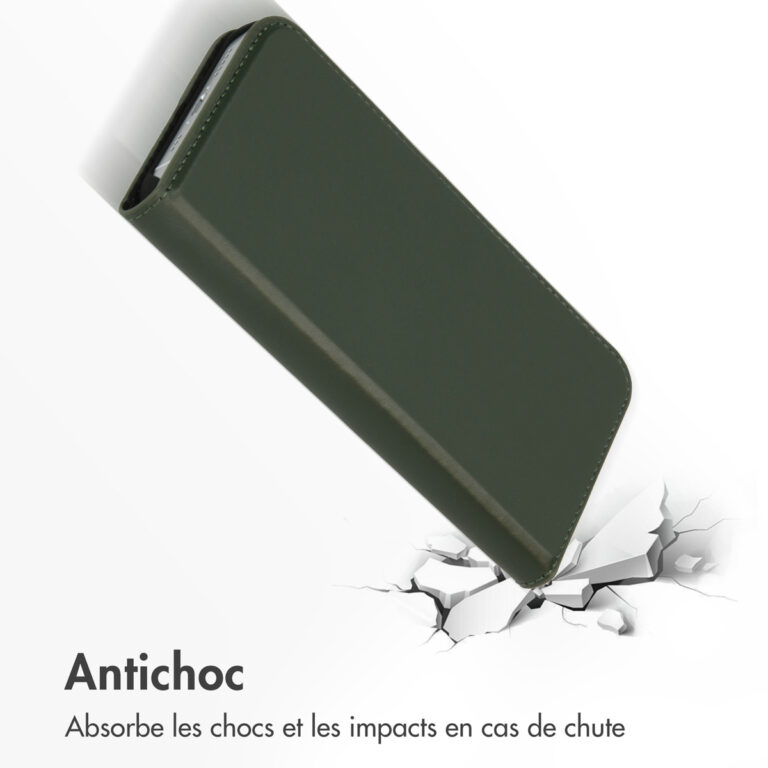 Accezz Premium Leather Slim Bookcase Apple iPhone 13 Pro Max - Groen - Afbeelding 10